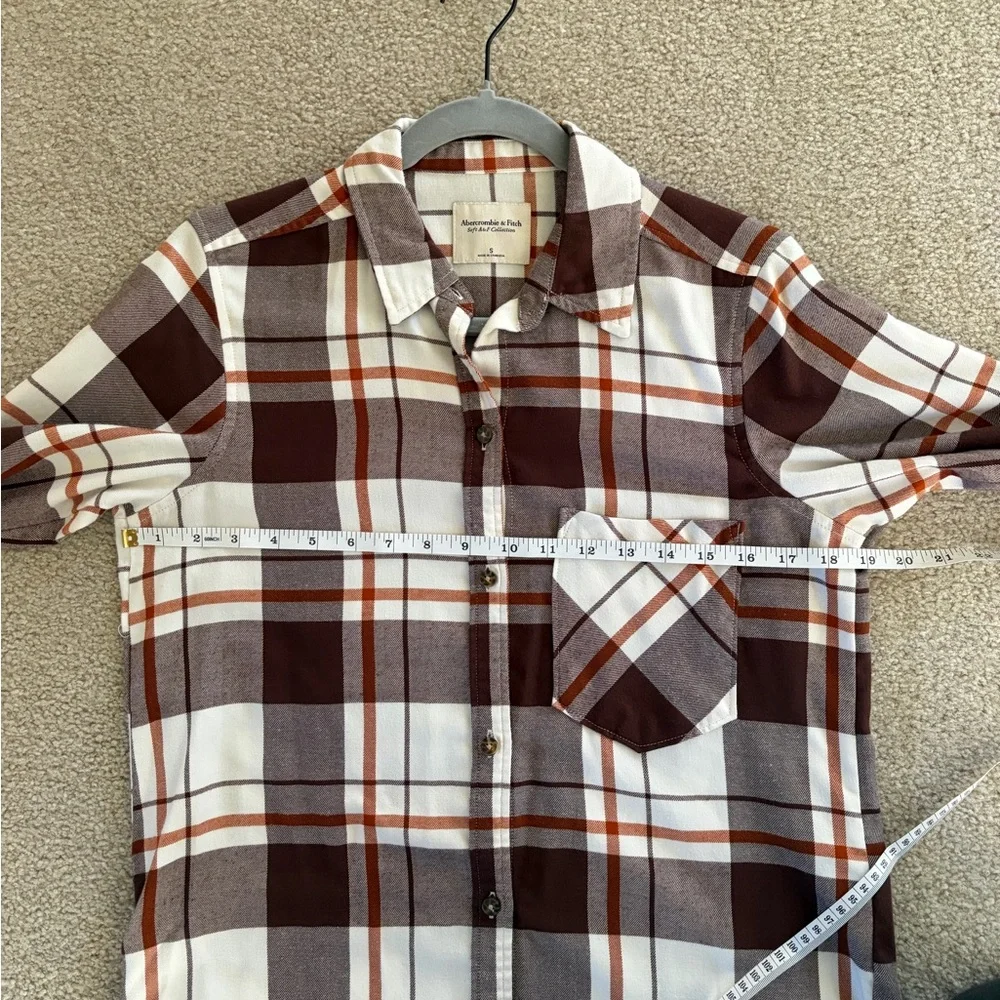Abercrombie & Fitch Women’s Plaid Flannel Shirt - Picture 5 of 5